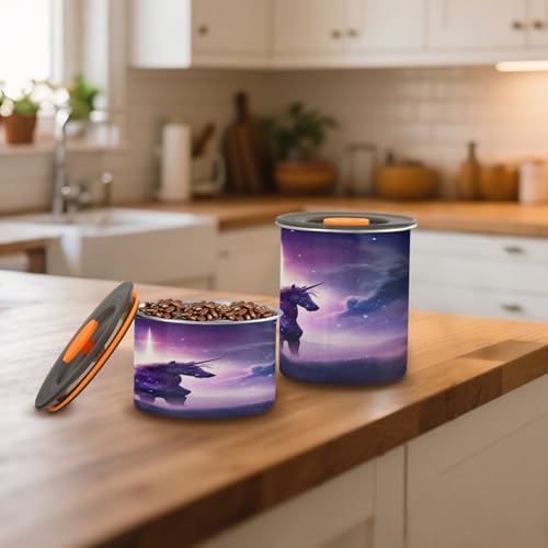 Envase de café hermético acero inoxidable 30oz Galaxy Horse miniatura 6
