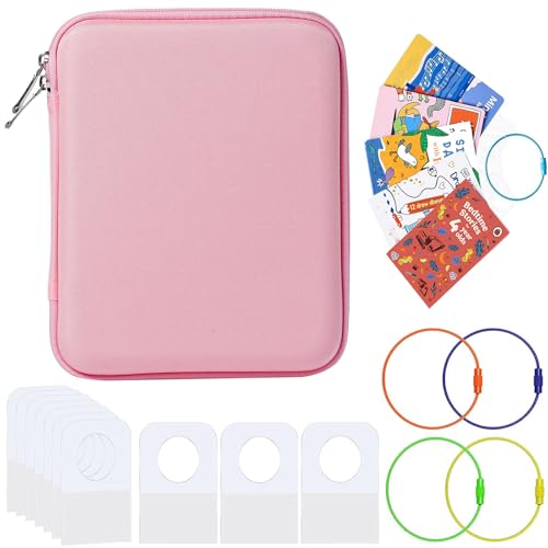 Case Holder for Yoto Cards - 80 Pockets Yoto Card Organizer with 100 Ring Tabs for Mini Player Audiocard Storage Collection by WannaBi - Used condition - CA$27.58