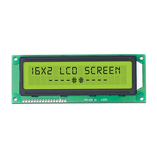16 x 2 Yellow/Green color DC 5V Character LCD display module (JHD162G M7) For All Devlopment board 16 x 2 Yellow/Green color DC 5V Character LCD display module (JHD162G M7) For All Devlopment board