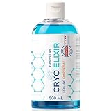 HEALTH LAB Cryo Fluid Gebrauchsfertig 500 ML XXL + Bandage Therapieset, Tiefenkühlung für Muskeln, Knie, Waden, Oberschenkel, Handgelenk. Verletzungen, Schmerzen, Schwellungen - Einfach & schnell