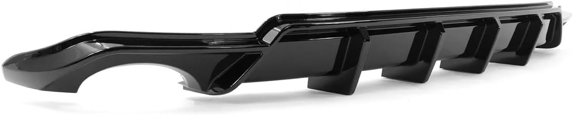 Custom Fit Rear Diffuser Compatible with 2022-2026 Honda Civic 4-Door Sedan, FE Competion Style PP Rear Bumper Lip Splitter Spoiler Gloss Black
