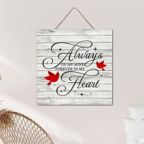 Décoration murale moderne en bois 30,5x30,5 cm avec message - 5
