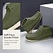 Amali Casual Chukka Boots for Men, High-Top, Lace Up Suede Men's Shoes, Desert Boots with Crepe Rubber Sole - Olive, Size 10