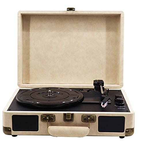 Tourne-Disque, Personnalité Simple Cuir PU Beige Multi-Fonction Bluetooth Lecteur de phonographe en Bois Rétro Vinyle R… - Les Beatles, Paul McCartney, John Lennon, RIngo Starr, George Harrison Tourne-Disque, Personnalité Simple Cuir PU Beige Multi-Fonction Bluetooth Lecteur de phonographe en Bois Rétro Vinyle R…