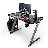 【Diseño inteligente】 Con dos ganchos para auriculares, un portavasos y un soporte de controlador con 4 puertos de carga USB cada uno, la consola de jugador siempre mantiene todo su equipo al alcance mientras maximiza el espacio disponible.