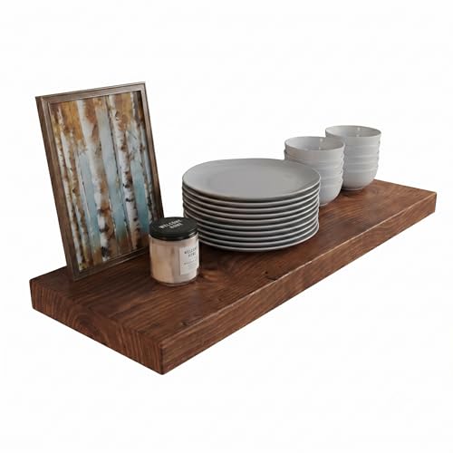 joelsantiques 36 Inch Wooden Floating Shelves for Wall -36x12x2 in