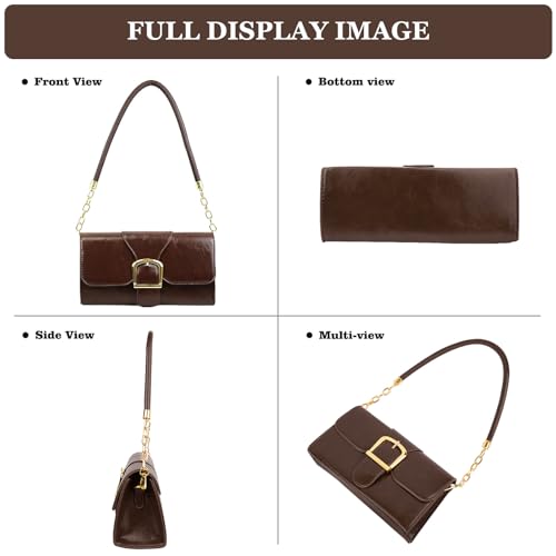 Image of Shoulder Bag for Women, Faux Leather Women's Shoulder Handbags, Fashionable Tote Purses for Women