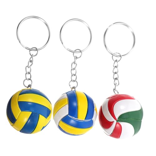 Porte clés volleyball décoratifs pendentifs compacts pour sacs accessoires sport étudiants