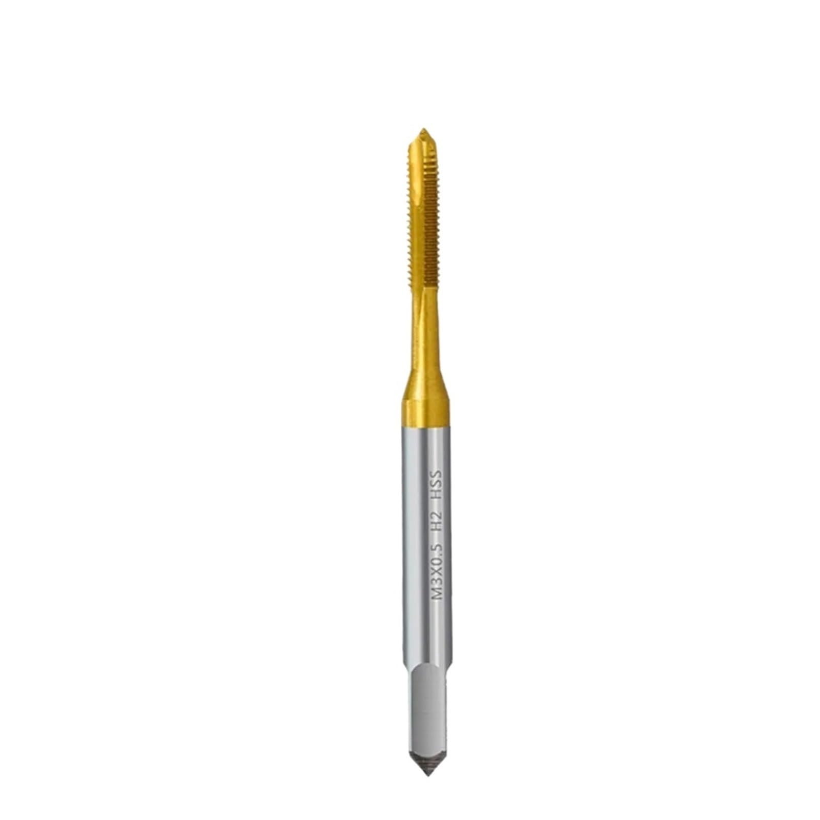 Cygwnaq M3 Industrial-Grade M2-Metric Hss Coated Straight Flute Thread Tap For Machinery Manufacturing And Furniture Assembly
