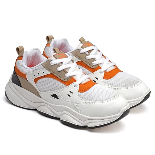 Image of ASIAN Kids UNITY-01 Stylish Sports mid Top Running and Walking Shoes with Velcro for Boys and Kids with Upper mesh for Extra Comfort