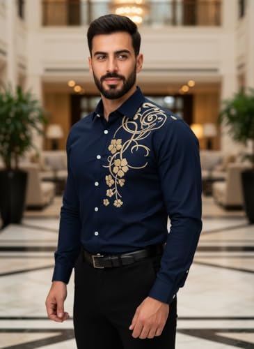 Image of Bellstone Men's Solid Cotton Shirt | Casual | Plain | Full Sleeve | Summer-Regular Fit| Men Stylish Shirt | Everyday Formal Wear |Soft Breathable Fabric | Everyday Smart Casual Wear