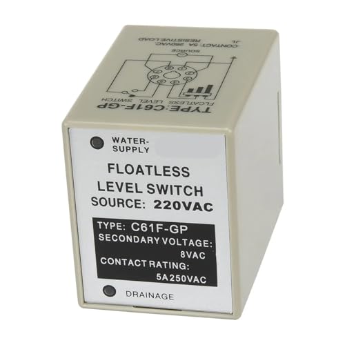 Controlador de nivel de líquido de agua 220V CA interruptor automático sin flotador C61F-GP