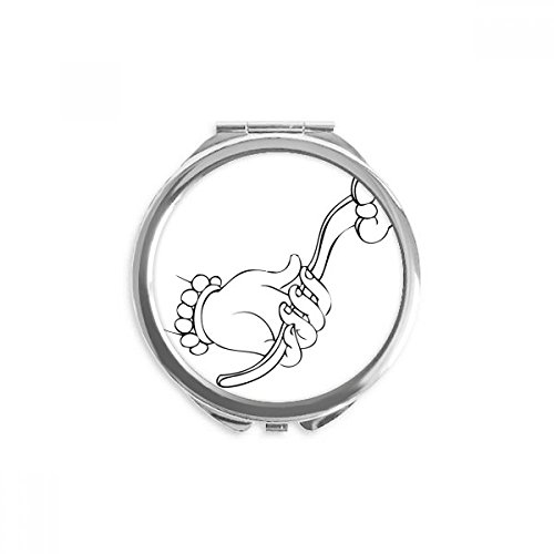 Miroir maquillage bouddhisme compact pour corriger les imperfections