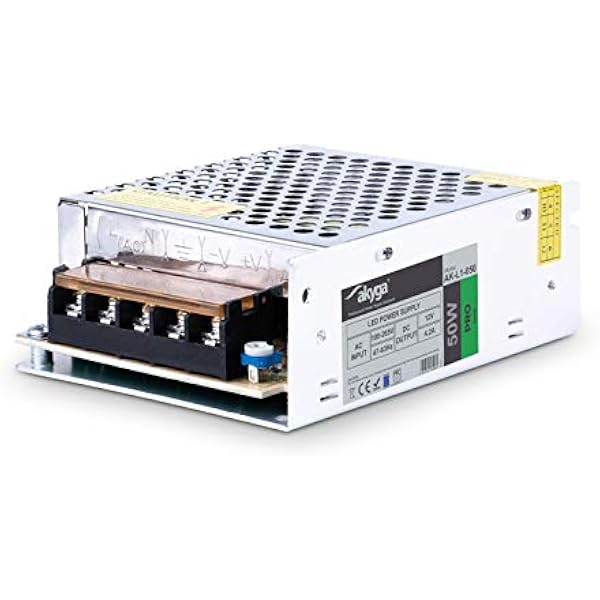 Akyga AK-L1-050 Zasilacz LED modułowy 50W 12V 4.2A wewnętrzny impulsowy do taśm