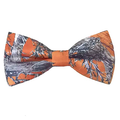 Orange Camo Groomsmen Vest for Men - Elegant Tuxedo Formal Wear - XXL4