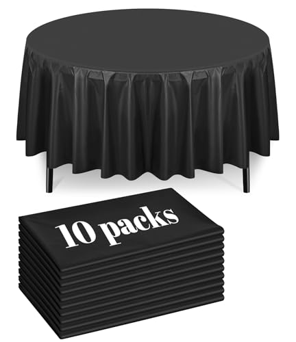 Lumaycens Black 60 Inch Round Table Cloth