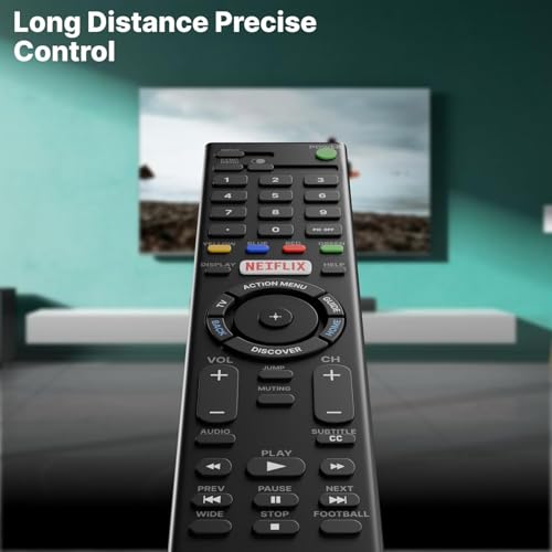 Image of ZdalaMit Original Remote Control Compatible with Sony Bravia TV Remote Control URC 153 Fit for Smart LCD LED UHD OLED QLED 4K Android Televison & All Sony TV's with Hot Keys