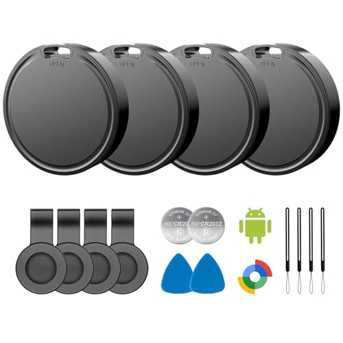 Air Tags for Android,Air Tags-4 Pack Android,Air Tracker Tags with 4 Case,2 Year Battery Life,Google...
