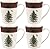 Spode Christmas Tree Tartan Mugs (Set of 4) - 14 Ounce Festive Holiday Coffee Cups for Tea, Hot Cocoa, Coffee - Porcelain Mugs with Tartan Border, Dishwasher & Microwave Safe Holiday Drinkware