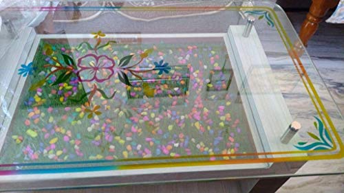 Image of Mixed Gems Pebbles for Decoration and Pebbles for Plants Pots, Table Decor, Home Decor, Vase Fillers - Decorative Pebbles Stones (2.9 Kgs, Mixed Gems)