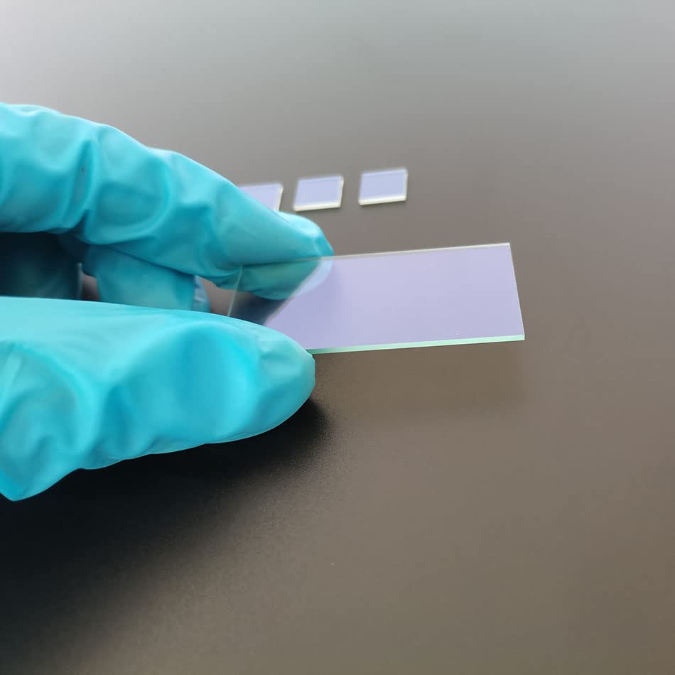 Image of ITO(Indium Tin Oxide) Coated Conductive Glass Cover Slides superconducting 7 ohm /sq (25mmx50mm, 42 pcs)