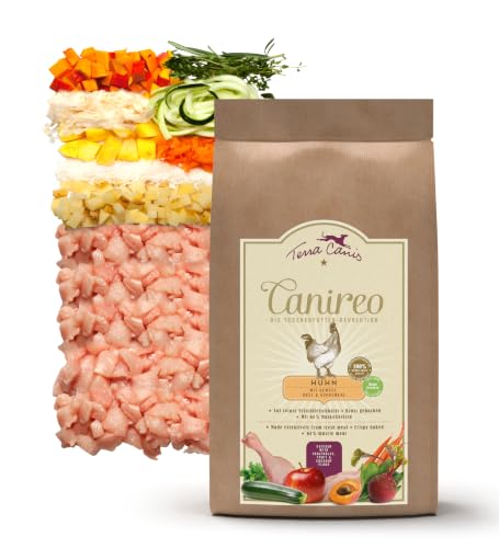 Terra Canis Huhn mit Gemüse & Obst, Canireo Trockenfutter für Hunde, 5kg