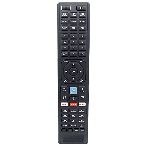 RM-C3401 Remote Control Replacement for JVC TV LT-55N775A LT-55N685A LT-65N785A LT55N685A LT55N775A LT65N785A