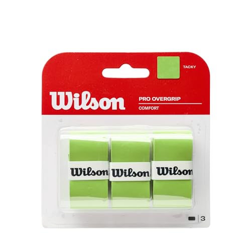 Wilson Unisex-Adult Pro Overgrip Green 3 Pack