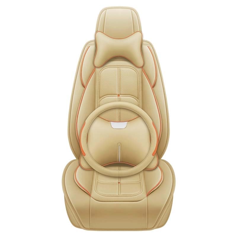 Housse siège voiture en cuir PU pour VW Passat, ensemble de coussins auto rembourrés