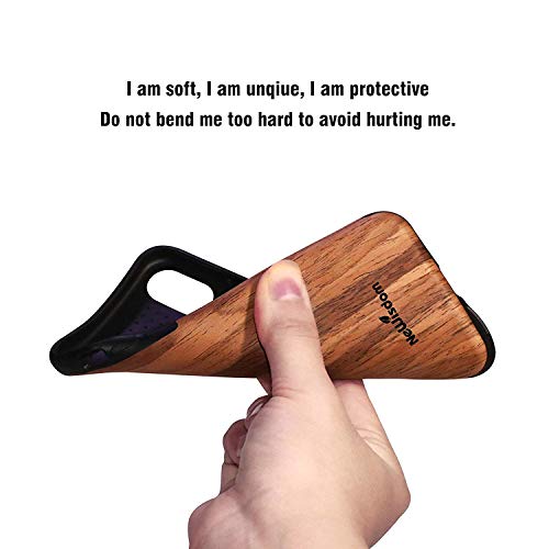 Newisdom Iphone X Xs Case Wood,New Iphone X Xs Wood Case Unique Thin Slim Soft Protective Anti-Shock Shockproof (5.8" Iphone 2018 Sandal) #TOP2