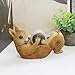 Tape Dispenser Animal Desk Tape Holder, Funny Office Supplies, Resin Stationery for Desk Accessories Office and Home Decor (Squirrels)