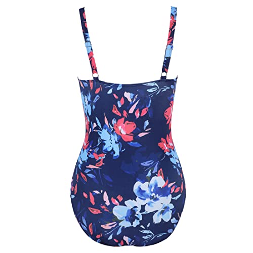 Image of American Trends Women's High Waisted Bikini Bottoms Swimming Suits Tummy Control Bathing Suits