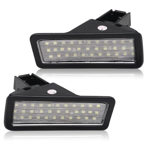 LUDARM 2Pcs 6000K White LED License Plate Light Compatible with RAM 1500 2019 2020 2021 2022 Rear Bumper Tag Lamp(NOT Compatible with Classic Models)