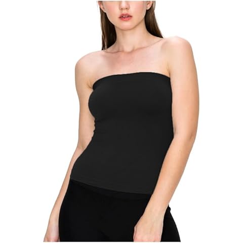 BODYWEAR LTD Sleeveless Ruched Bandeau Top Cover