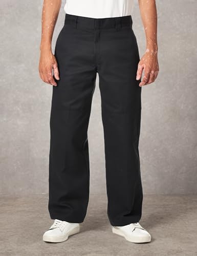 Pantalon Dickies Flex Double Knee noir résistant et extensible W34 - 5