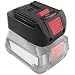 Produktbild Akku Adapter für Bosch 18V,für Bosch 18V PBA PSB PSR Li-Ion Akku auf fürBosch GBA 18V Li Elektrowerkzeug Akku Konverter(Keine Batterie)