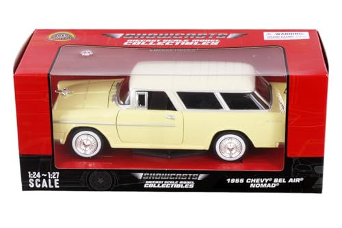 Modelo a escala 1:24 Bel Air Nomad 1955 amarillo miniatura 4