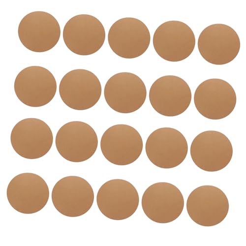 OSALADI 20pcs Round Mandala Painting Cardboard Slices Thick for DIY Crafts Watercolor Art Boards Smooth Surface for Easy Drawing and Wall Decoration
