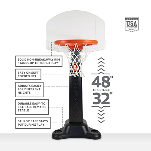 Huplay Rookie Small Basketball Set - Adjustable