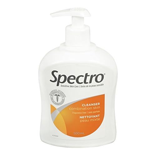Spectro Facial Cleanser for Dry Skin, Fragrance and Dye Free, Pump
