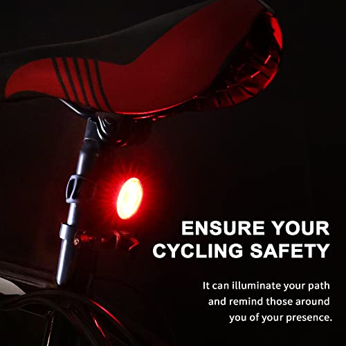 Bike Lights Set 1500Lm Usb Rechargeable Bicycle Headlight & Tail Light Waterproof 5 Lighting Modes Fits Bicycles For Road And Mountain(Cool Black) #TOP6