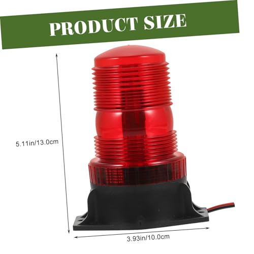 Luz estroboscópica LED roja compacta para evitar accidentes en camión 2