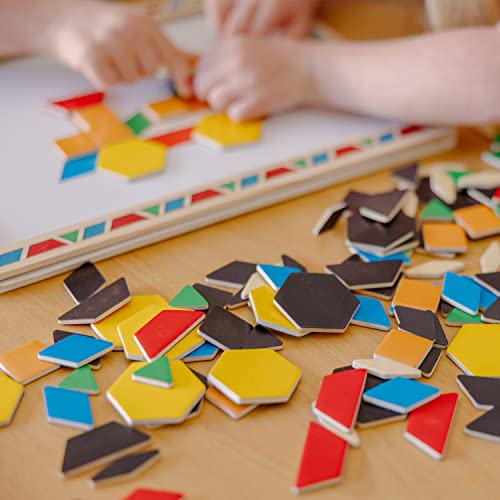Melissa & Doug 3590 Deluxe Wooden Magnetic Pattern Blocks Set thumb #8