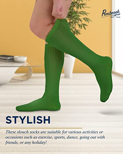 Pembrook 6 Pairs Slouch Socks For Women - Knee High Slouch Socks Women | Scrunch Socks Women | Slouchy Socks For Women #TOP4