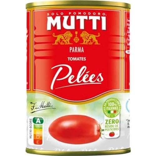 MUTTI Tomates pelees - El frasco de 400 g