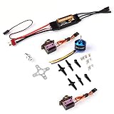 ala avion hd Motor sin escobillas: 2450KV de alto RPM y un potente motor sin escobillas que te brindan un vuelo estimulado