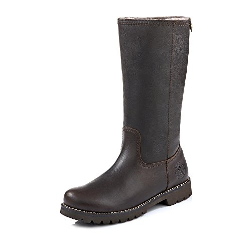 Panama Jack Bambina Igloo Damen Warm gefĂĽttert Schlupfstiefel Langschaft Stiefel & Stiefeletten, Braun (Brown), 37 EU