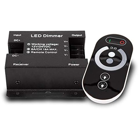 LED PWM dimmer Strips 12 / 24V to 18A Touch RF Remote Control Cover