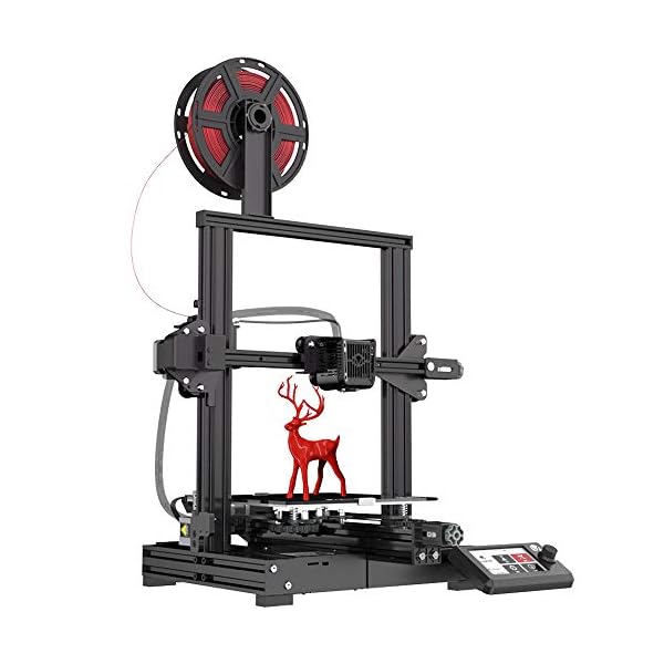 VOXELAB Aquila 3D-printer, DHZ FDM volledig metalen 3D-printerkit met afneembaar glasplatform, Resume drukfunctie…