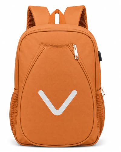 Bolsa Mochila Raquete Beach Tenis Squash Mala Raqueteira (Laranja)